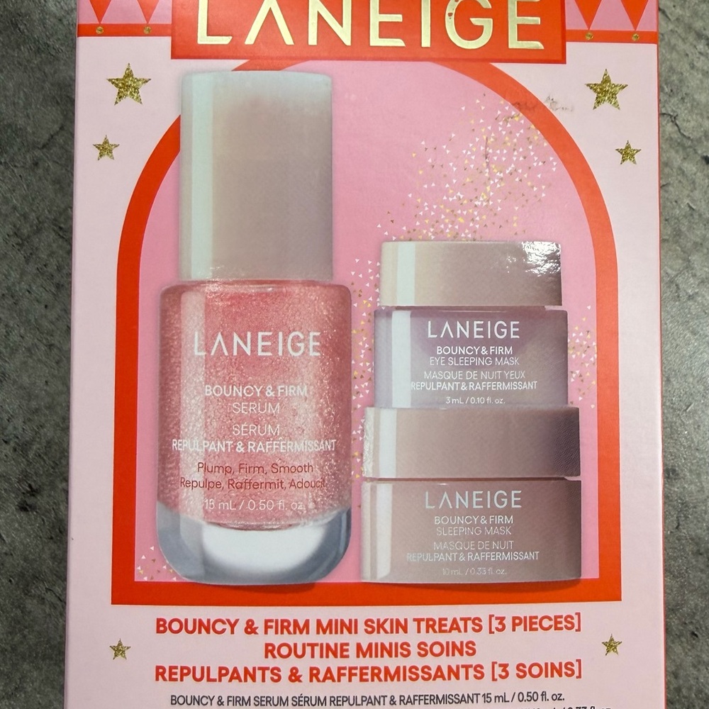 LANEIGE Bouncy & Firm Skincare 3pc Trio